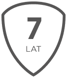 7 lat gwarancji